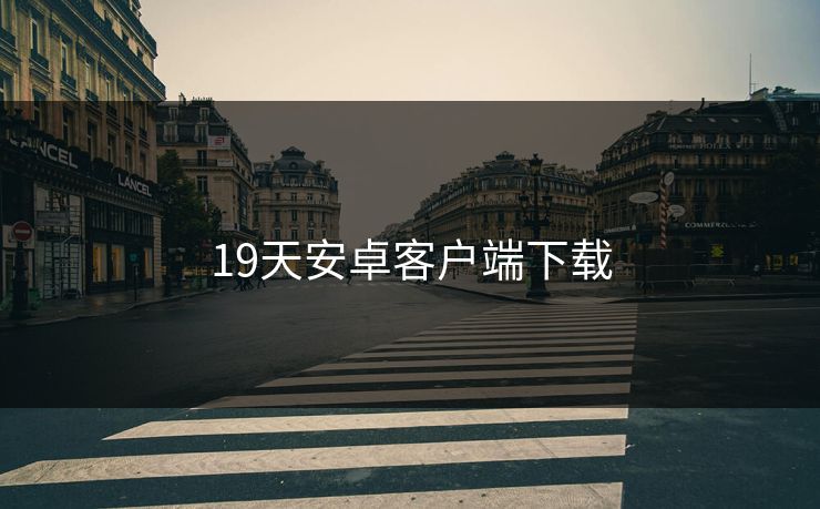 19天安卓客户端下载